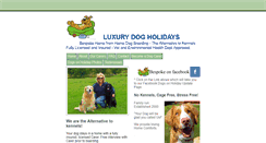 Desktop Screenshot of bespokedogboarding.co.uk