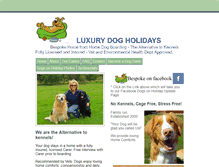 Tablet Screenshot of bespokedogboarding.co.uk